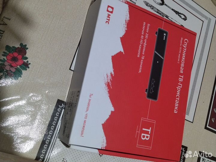 Спутниковая тарелка МТС и спутниковая приставка