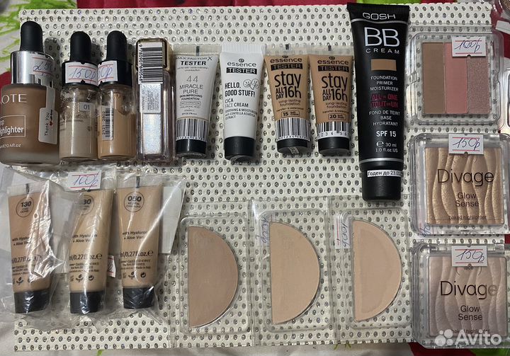 Продукты и тестеры VivSabo, Divage, Luxvisage и тд