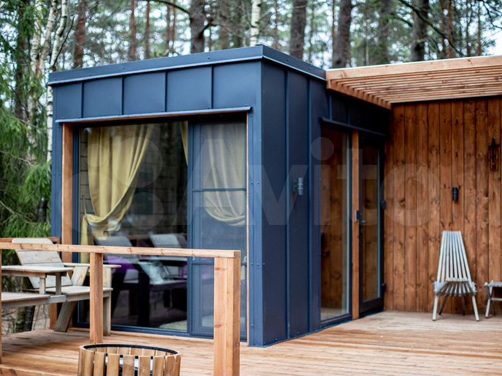 Коттедж 24 м² на участке 1 сот.