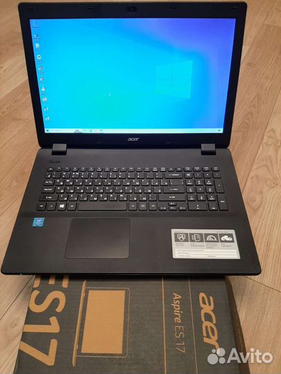 Ноутбук acer aspire es 17