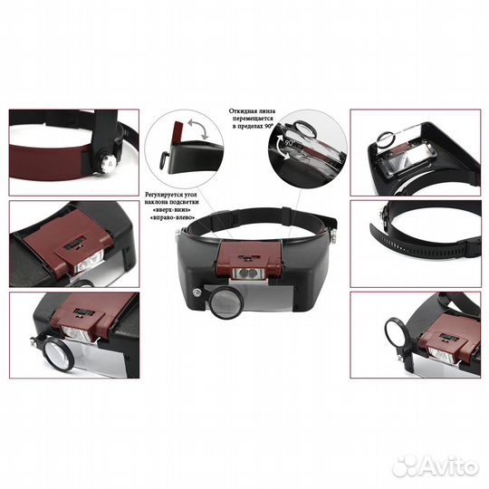 Лупа налобная Орбита OT-INL12, 60982