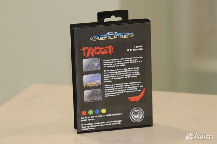 Tanzer - Kickstarter Релиз - Sega Mega Drive
