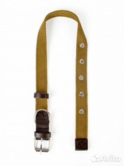 Зооник Ошейник брезент 25мм (42-56см) зеленый 1017