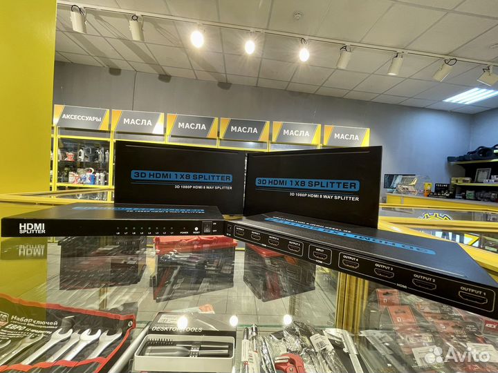 3D Hdmi 1x8 splitter Сплитер
