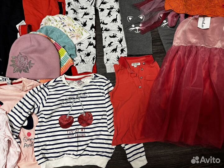Вещи пакетом на девочку 116 новое и б/у