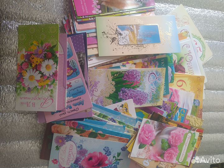 Поздравительные открытки много