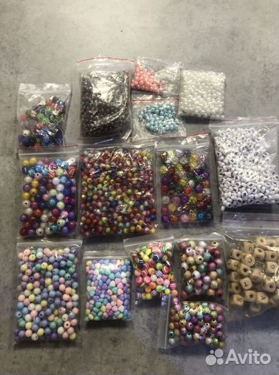 Бусины, фурнитура, подвески