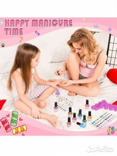 Детский набор лаков для ногтей