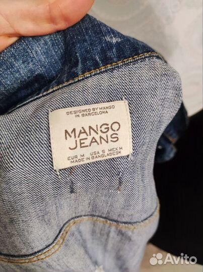 Куртка пиджак джинсовый mango
