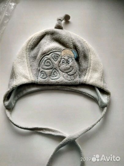 Шапочка для мальчика. Размер 42(осень, весна)