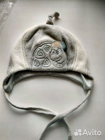 Шапочка для мальчика. Размер 42(осень, весна)