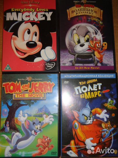 DVD Мультфильмы Том Мики Другое
