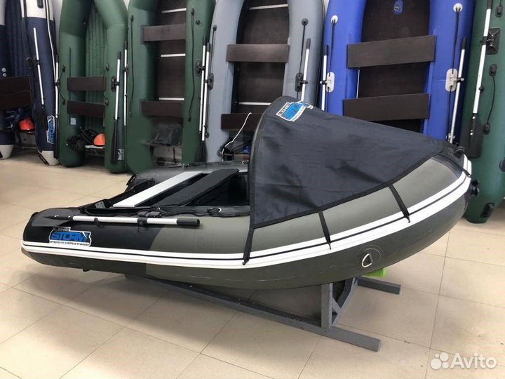 Лодка пвх Stormline Adventure 340 (ST) серая