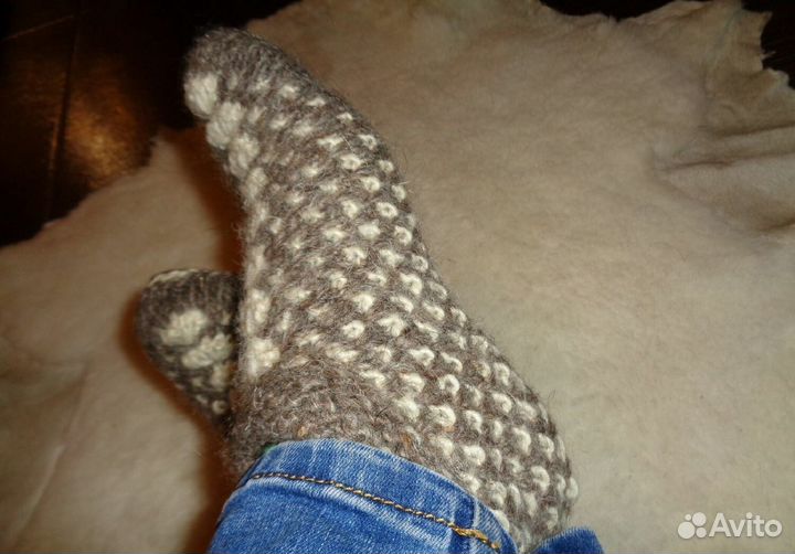 Носки-следки из натуральной шерсти