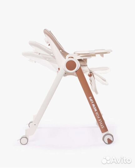 Стульчик для кормления happy baby+игрушка