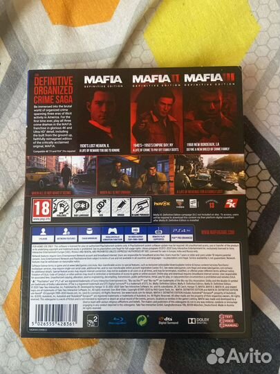 Игра для ps4 mafia trilogy