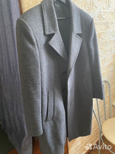 Пальто мужское шерсть 48 размер