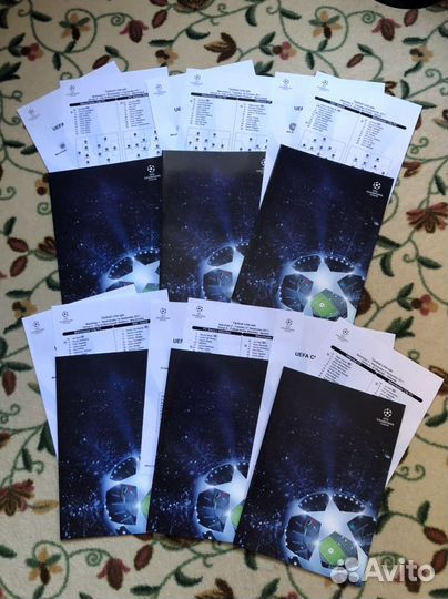 Шесть Протаколов к матчам Лиги Чемпионов 2011/12