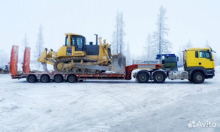 Перевозка Негабаритных грузов и Спецтехники тралом