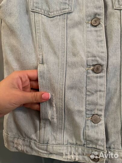 Джинсовая жилетка