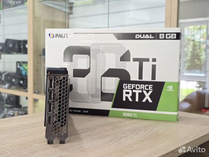 Видеокарта Palit RTX 3060 Ti Dual V1 (LHR)