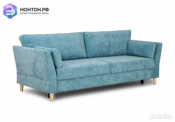 Диван тик-так Олби бирюзовый