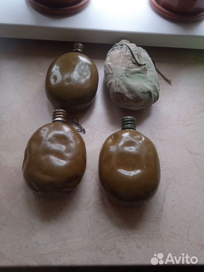 Котелок армейский с фляжкой