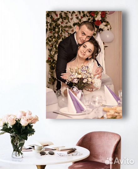 Печать фото на холсте, дримарт