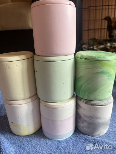 Гипсовые подставки/кашпо