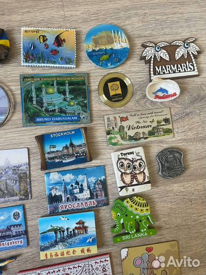 Магниты на холодильник из разных стран