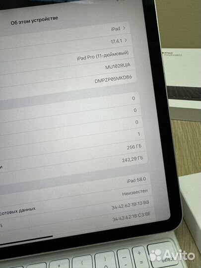 iPad Pro 11 256Gb LTE RU/A Акб98 Procreate UAG