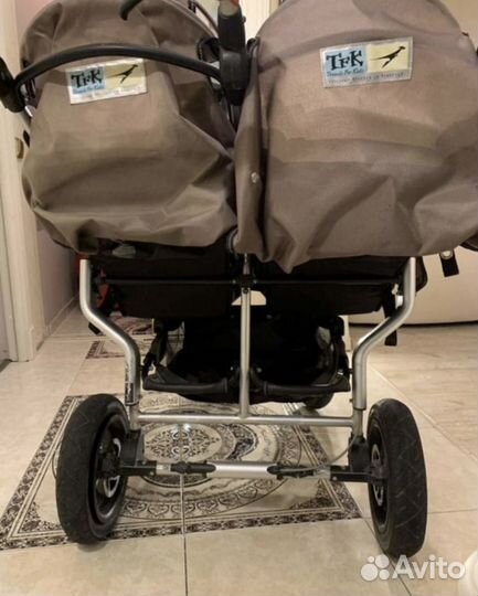 Коляска для двойни 2 в 1 tfk