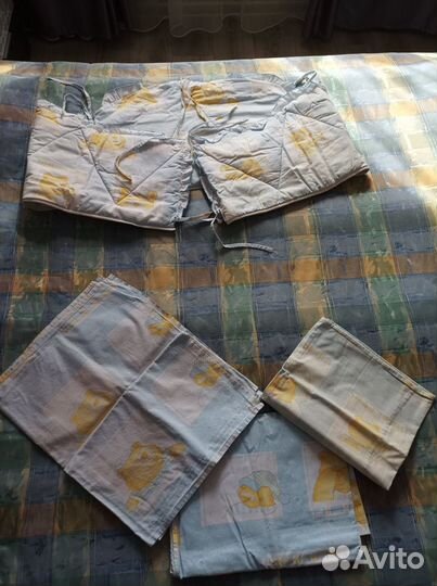 Детское постельное белье с бордюром