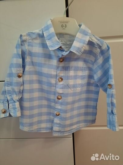Рубашка доя мальчика 62см