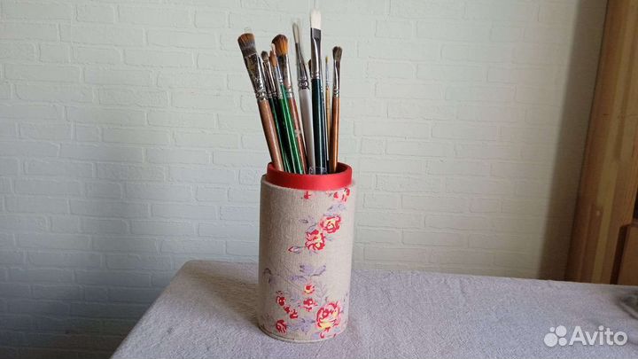 Тубус подставка для кистей, карандашей