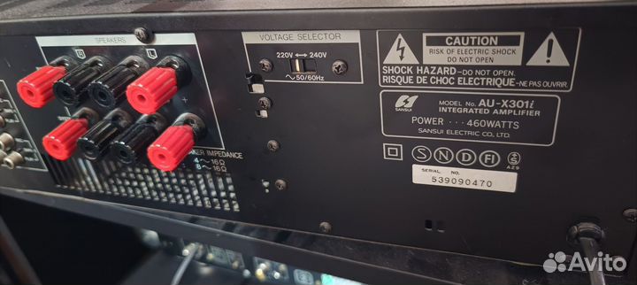 Усилитель sansui au-x301i