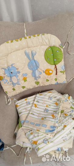 Бортики и балдахин