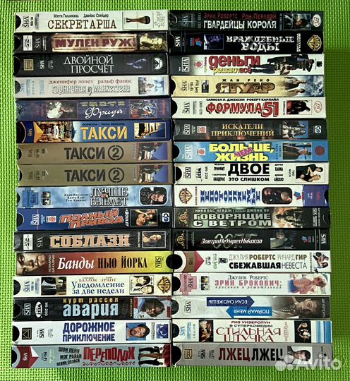 Видеокассеты с фильмами