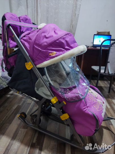 Санки коляска ника