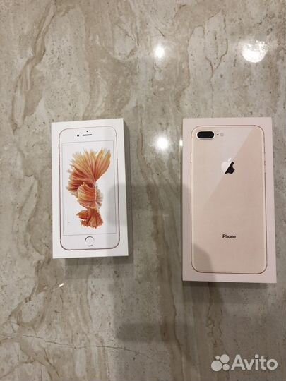 Коробка от iPhone 6s / 8Plus розовый