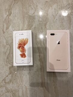 Коробка от iPhone 6s / 8Plus розовый