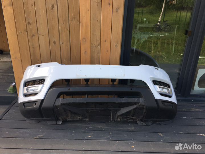 Передний бампер range rover sport