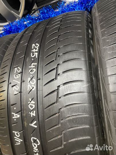 Continental PremiumContact 6 SSR 275/40 R22 и 315/35 R22 111Y