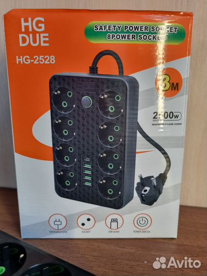 Сетевой фильтр с 4 USB