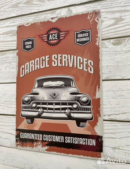 Декор на стену Garage services