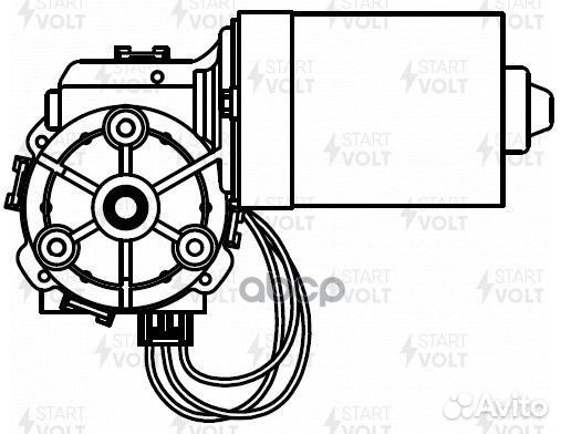 Моторедуктор стеклоочистителя VWF 2003 startvolt