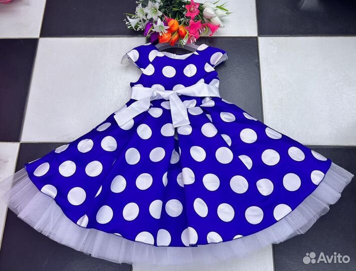 Пышное платье для девочки Стиляги