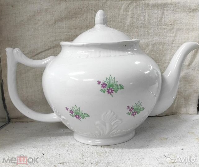 Чайник заварочный большой. Фарфор 