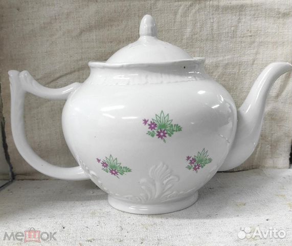 Чайник заварочный большой. Фарфор 