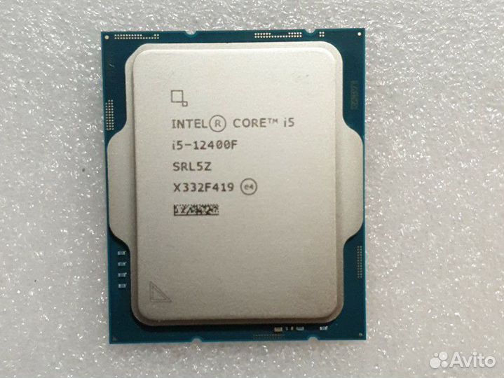 Процессор intel Core i5 12400F lga 1700 новый